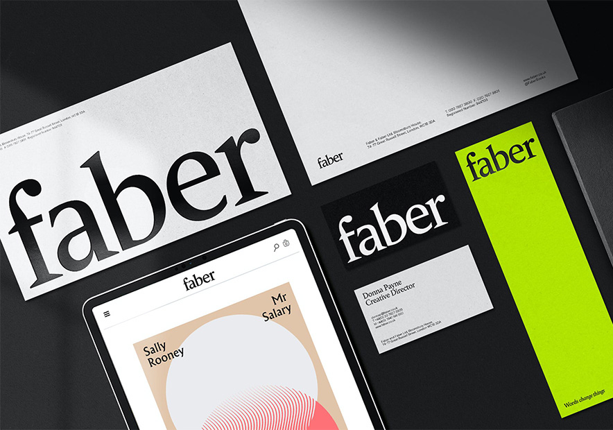 典雅又现代的出版公司Faber品牌VI设计与logo设计图片分享-朗睿广告设计公司.jpg