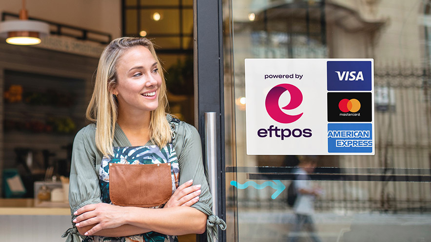 澳大利亚eftpos电子支付公司的品牌logo展示在玻璃上.jpg