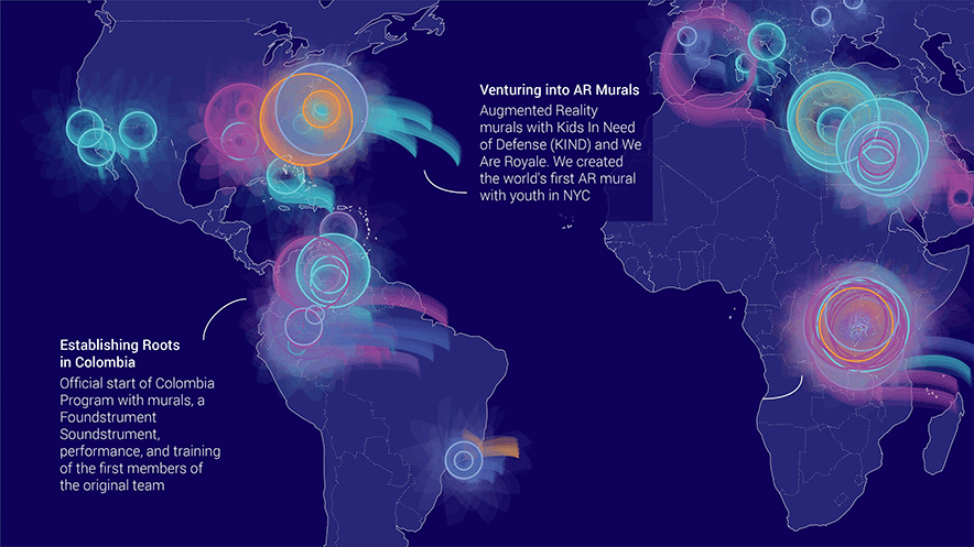数字化艺术化的世界地图.gif